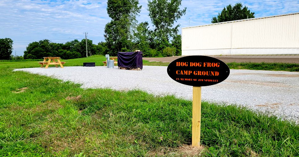 Dog Dog Frog camp ground at EQ Systems